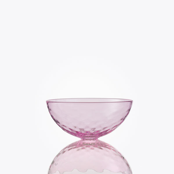 Summer Glass Skål MINI, Soft Pink