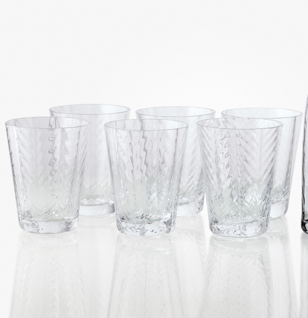 6 x Herringbone Water TILBUD