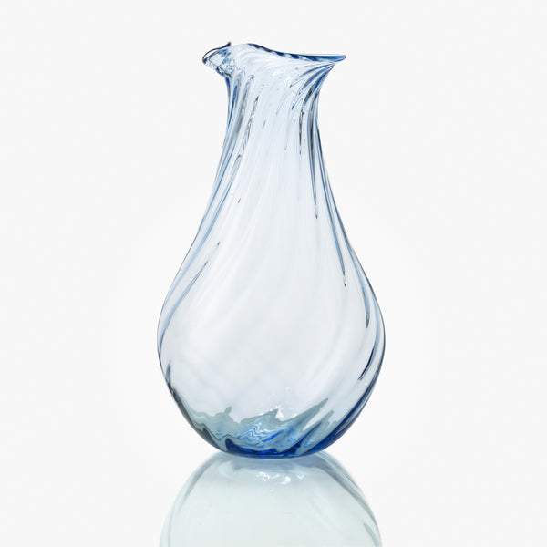 Summer Glass Jug, soft blue