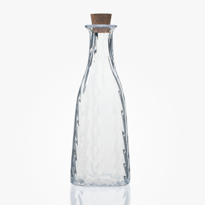 Herringbone Bottle, Clear