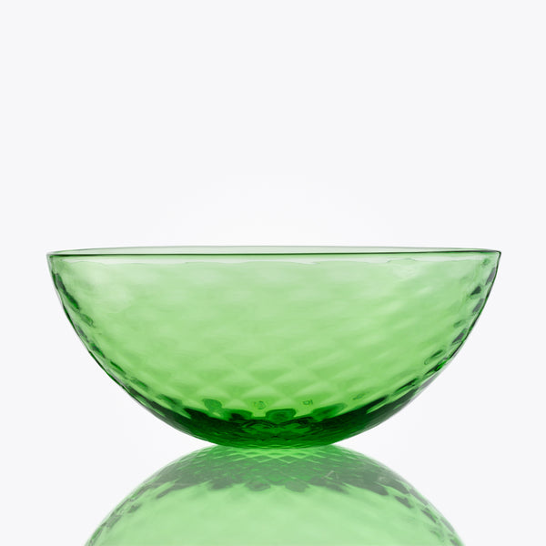Summer Glass Bowl MAXI, Grass Green