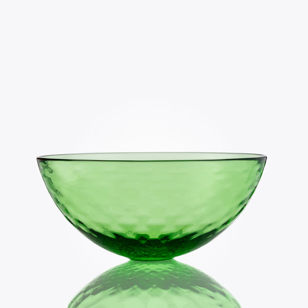 Summer Glass Bowl MEDI, Grass Green