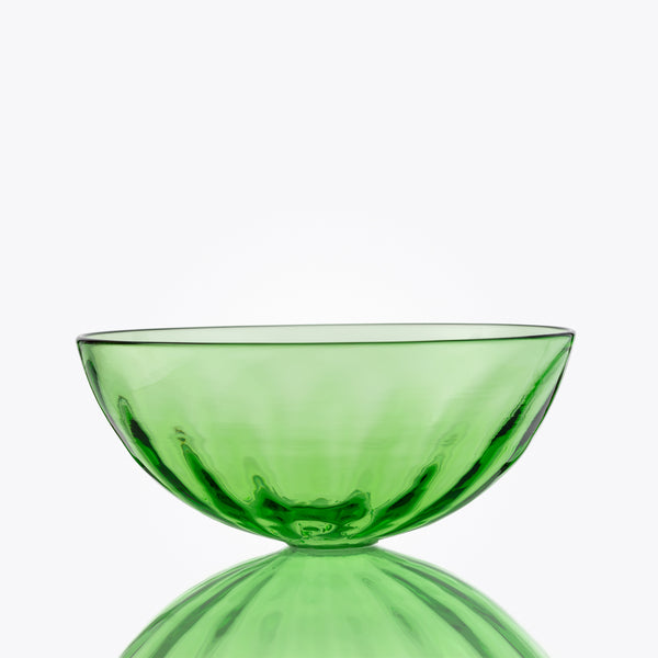 Summer Glass Bowl MEDI, Grass Green