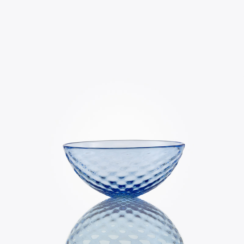 Summer Glass Bowl MINI, Soft Blue