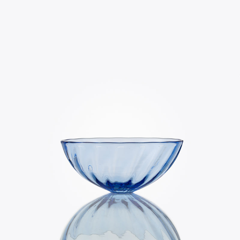 Summer Glass Bowl MINI, Soft Blue