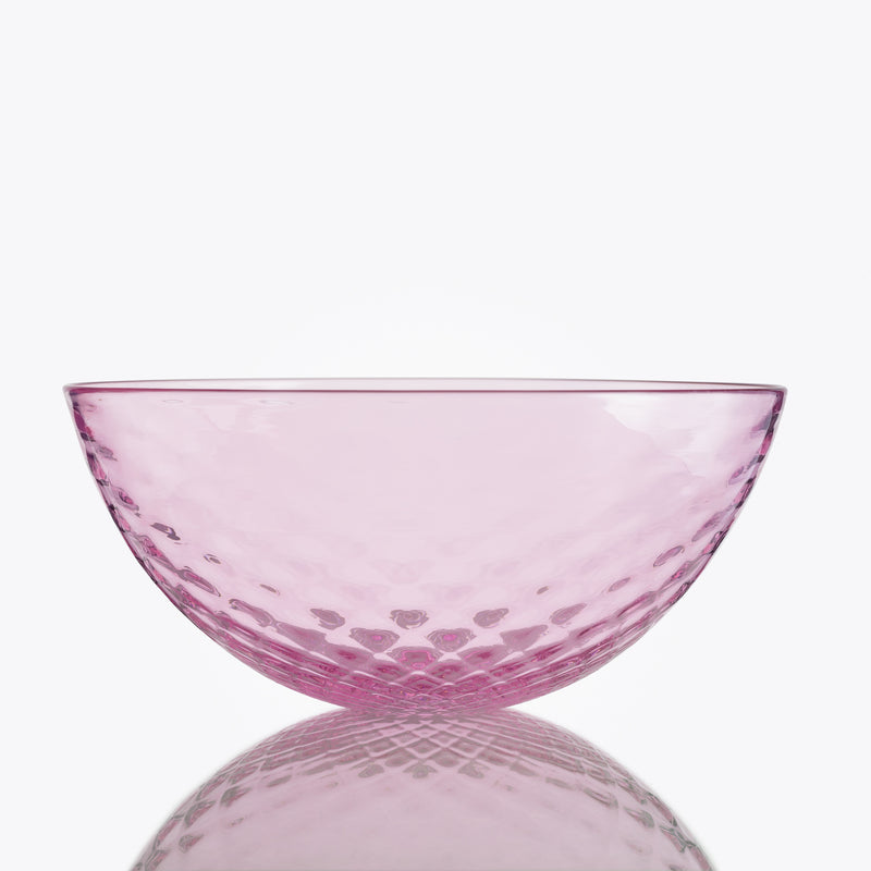Summer Glass Skål MAXI, Soft Pink