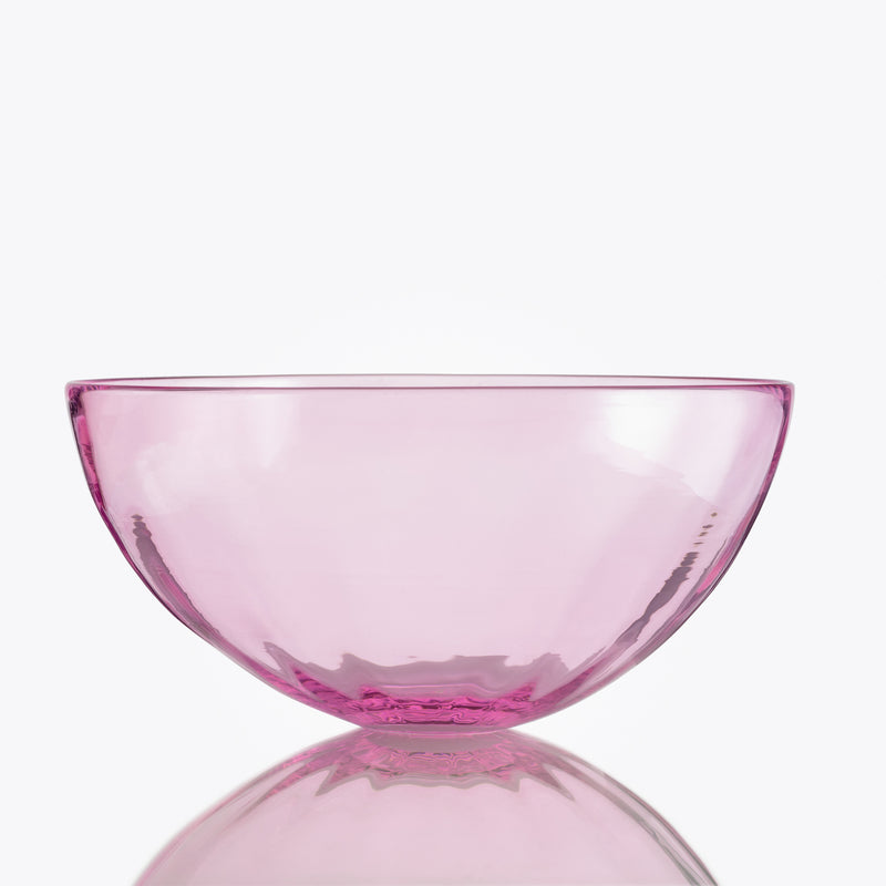 Summer Glass Bowl MAXI, Soft Pink