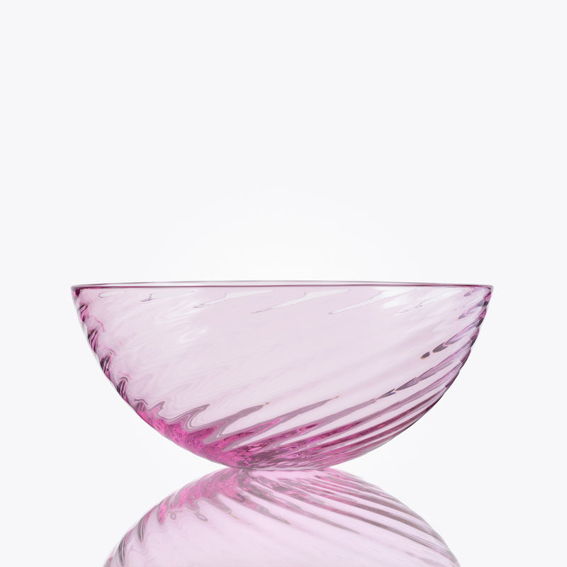 Summer Glass Skål MEDIUM, Soft Pink